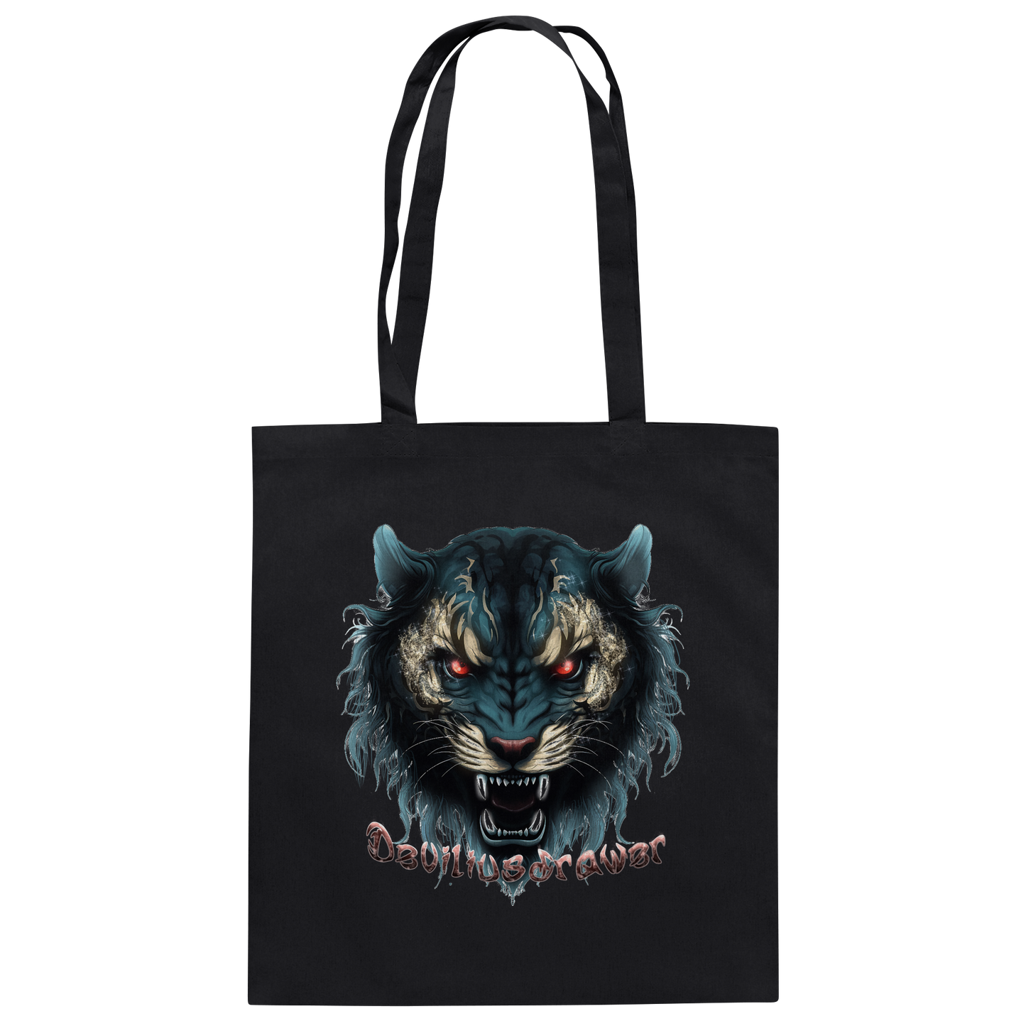 Deviliusdrawer Tigercat - Baumwolltasche