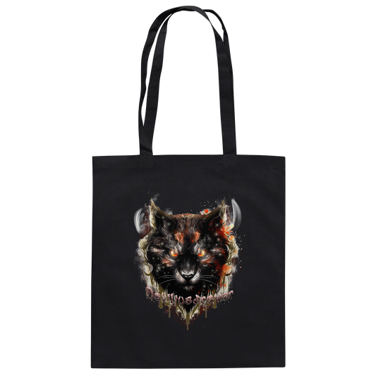 Deviliusdrawer Red Devil Cat - Baumwolltasche