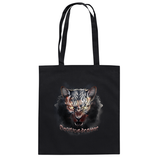 Deviliusdrawer Smoke Tiger - Baumwolltasche