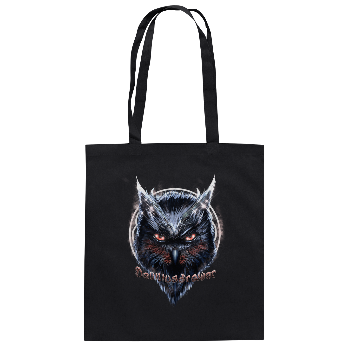 Deviliusdrawer Fire Owl - Baumwolltasche