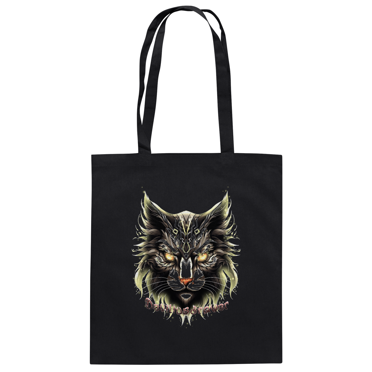 Deviliusdrawer Golden Cat - Baumwolltasche