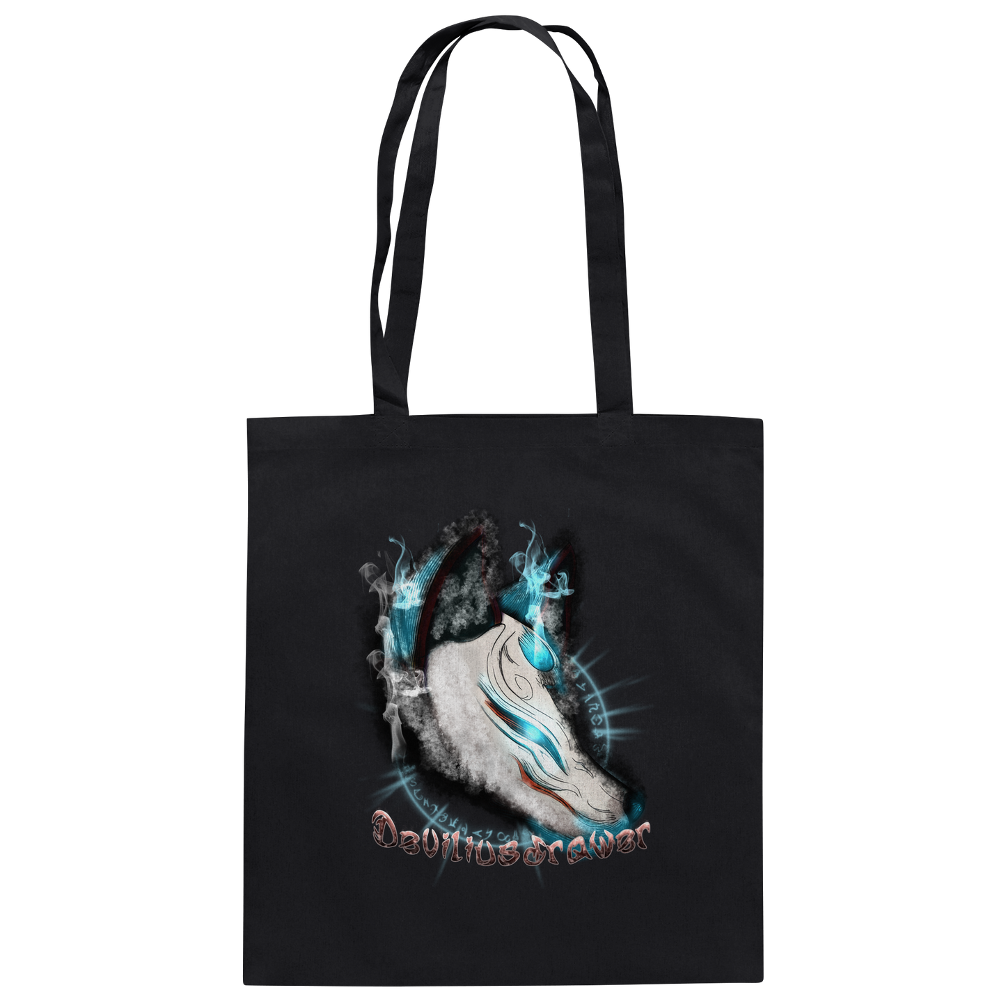 Deviliusdrawer Darkness Kitsune - Baumwolltasche