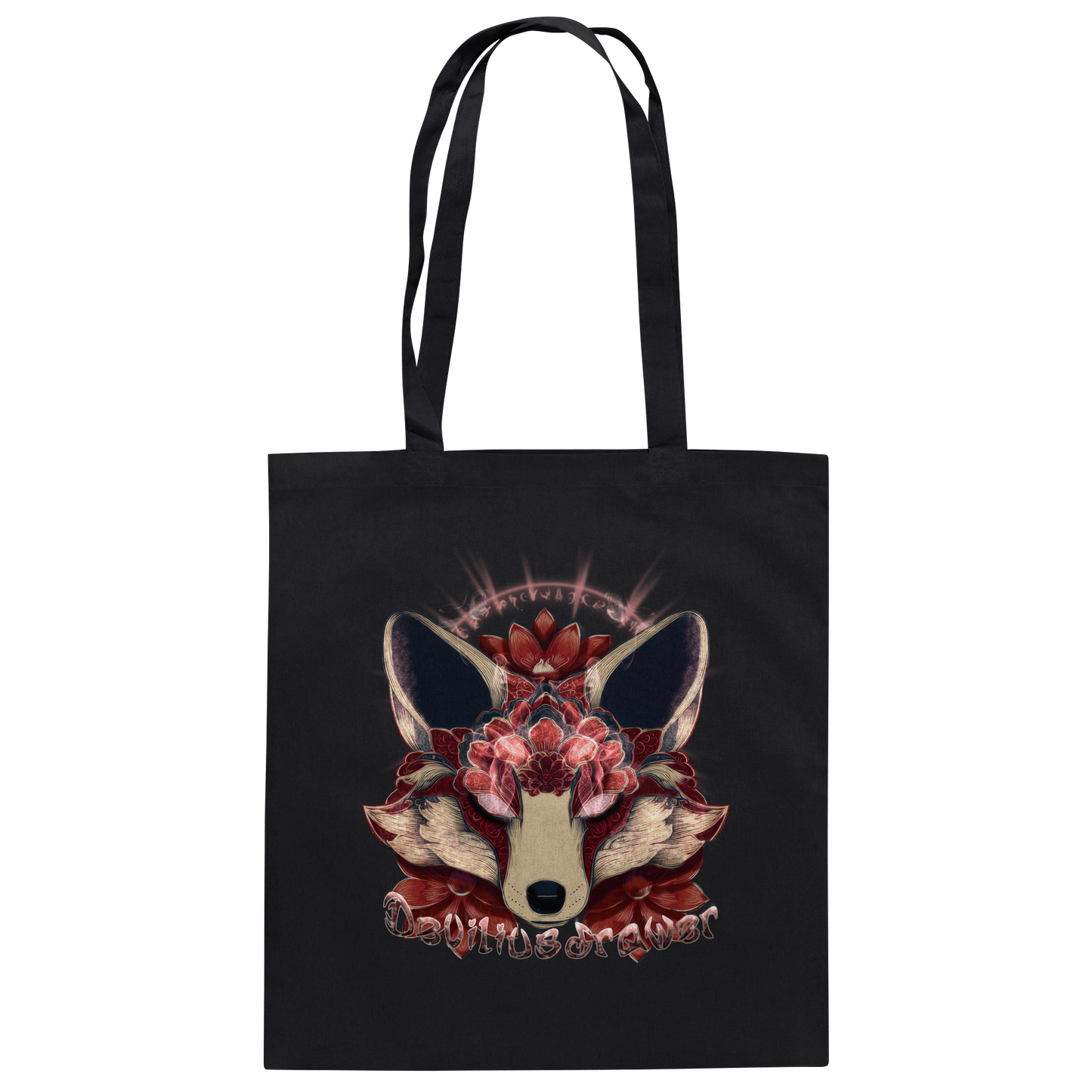 Deviliusdrawer Fire Kitsune - Baumwolltasche