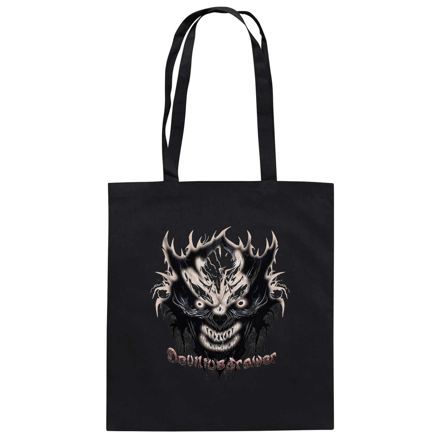 Deviliusdrawer Crazy Glow Devil - Baumwolltasche