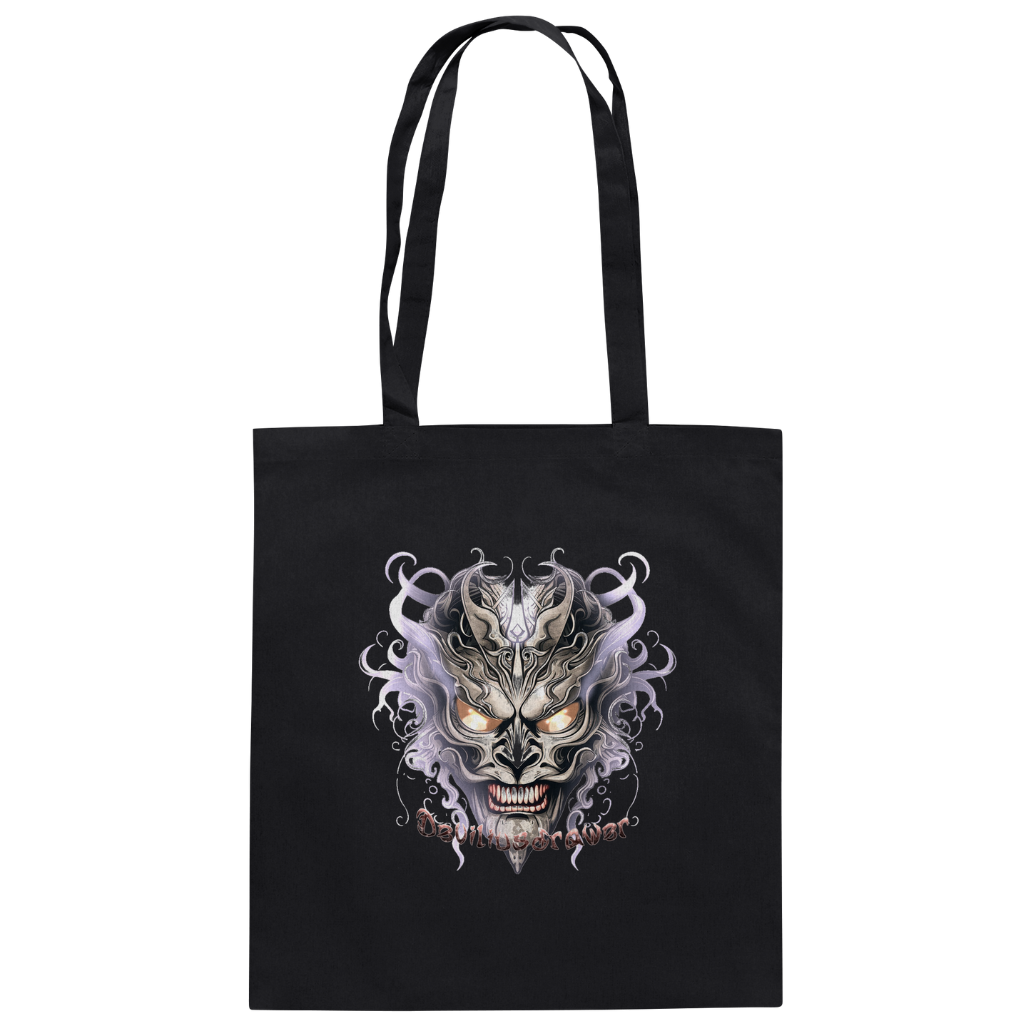 Deviliusdrawer Demon Mask Violet - Baumwolltasche