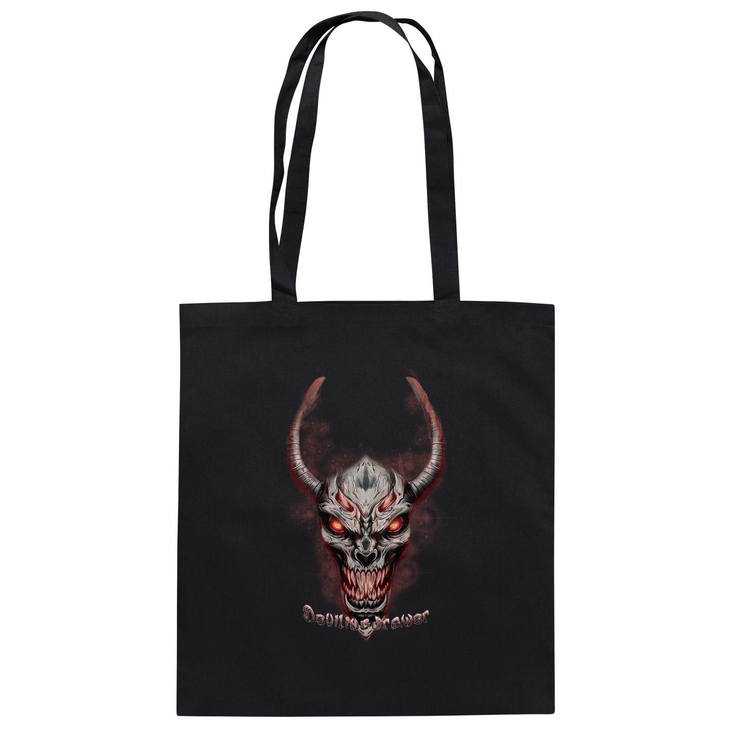 Deviliusdrawer Red Eyed Skeleton - Baumwolltasche