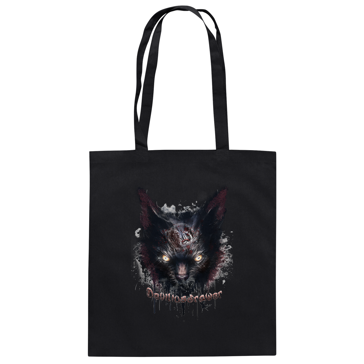 Deviliusdrawer Zombie Cat - Baumwolltasche