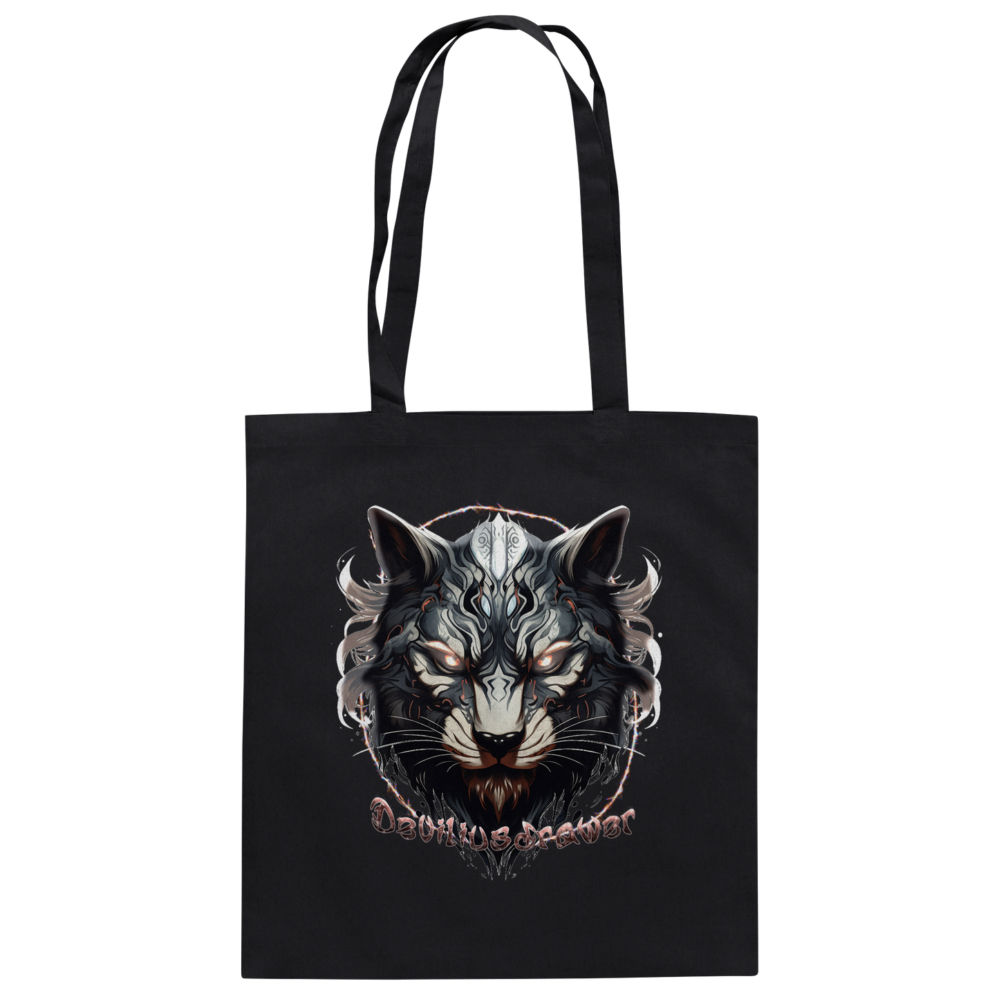 Deviliusdrawer Wolfcat - Baumwolltasche