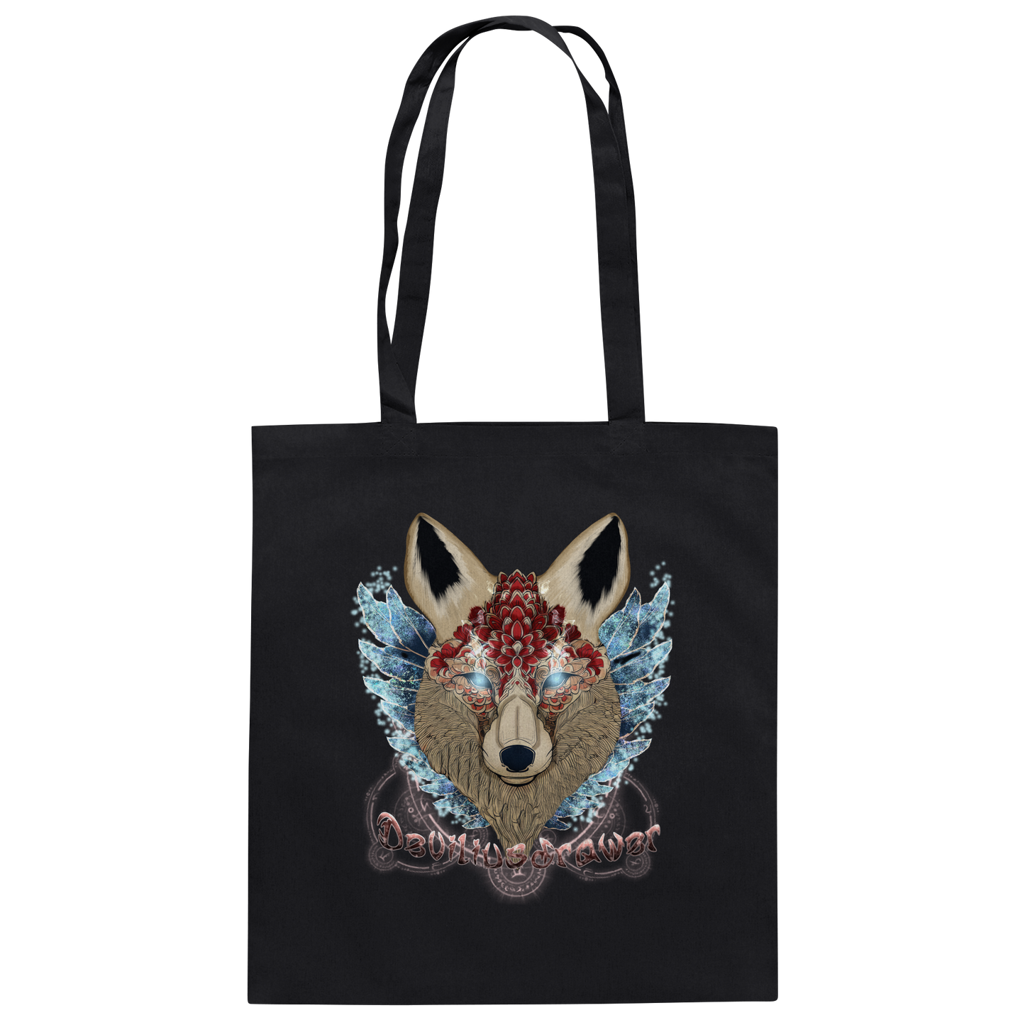 Deviliusdrawer Diamond Kitsune - Baumwolltasche