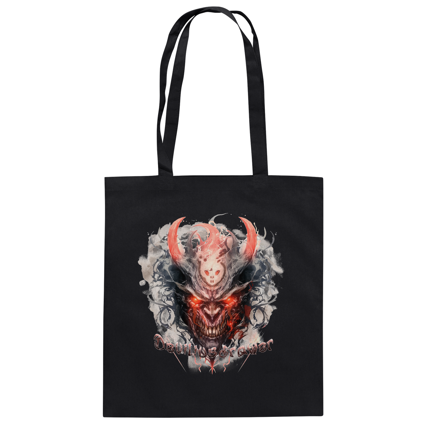 Deviliusdrawer Red Horn Devil - Baumwolltasche