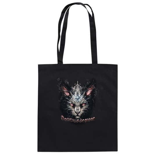 Deviliusdrawer Myshtical Redeyed Cat - Baumwolltasche