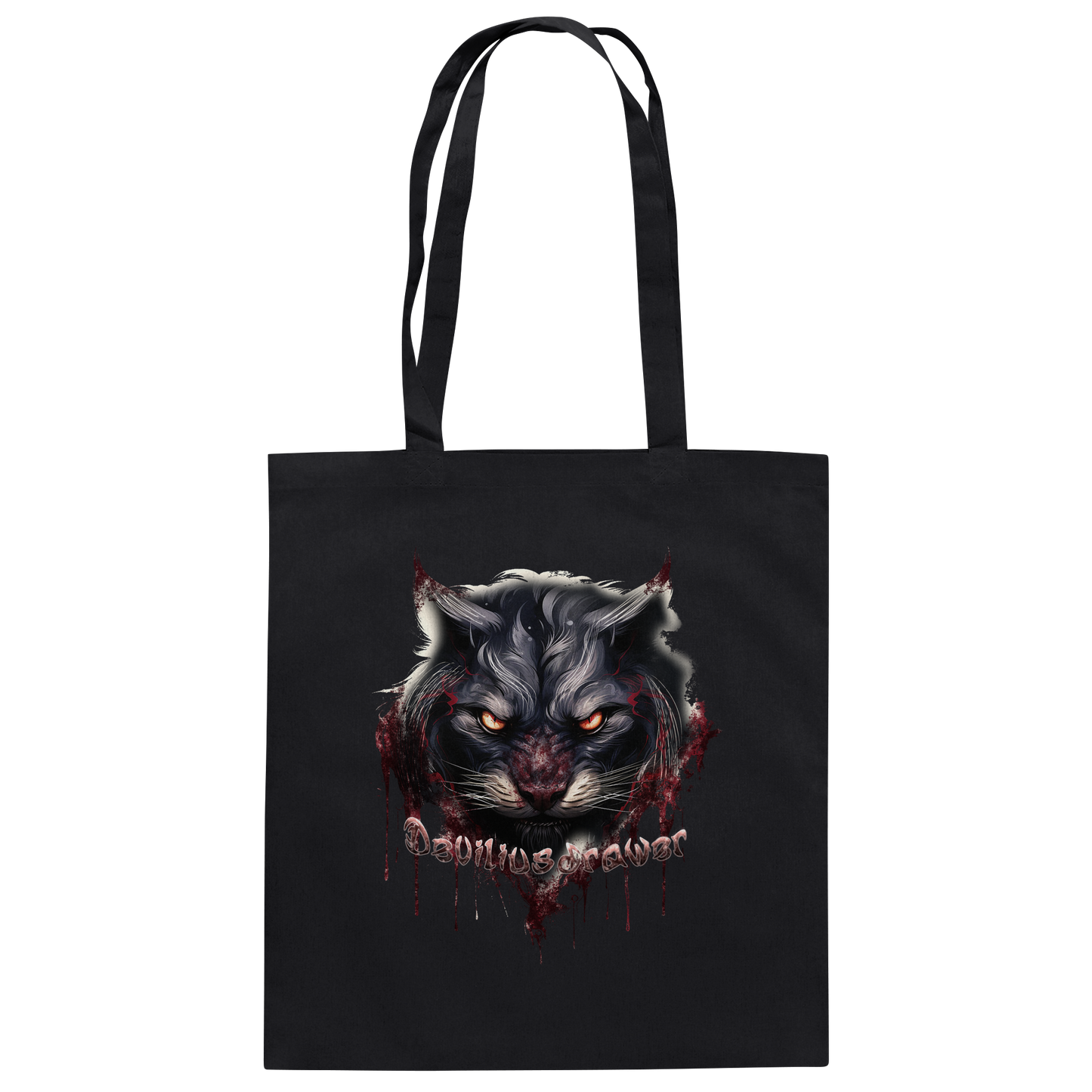 Deviliusdrawer Badass Cat - Baumwolltasche