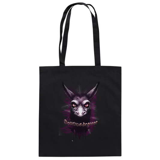 Deviliusdrawer Purple Donkey - Baumwolltasche