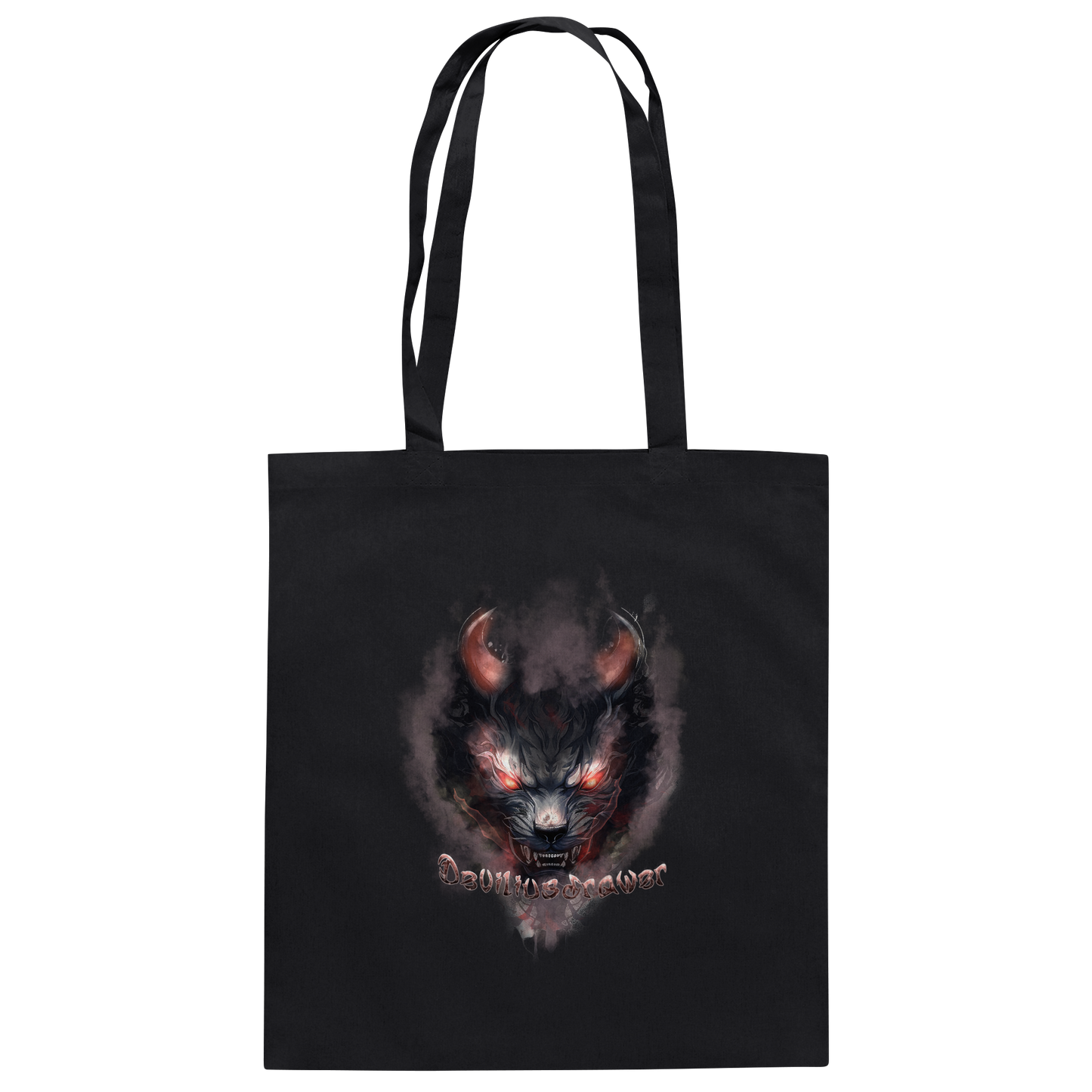 Deviliusdrawer Red Smoked Cat - Baumwolltasche