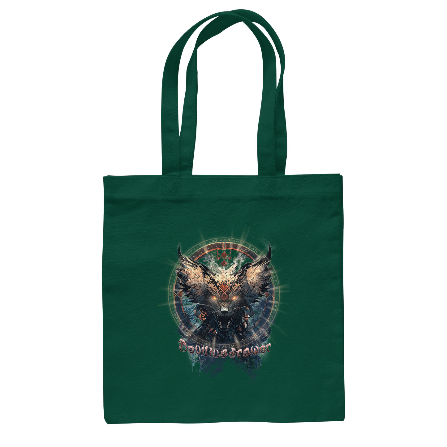 Deviliusdrawer Dark Magic Wolf - Baumwolltasche