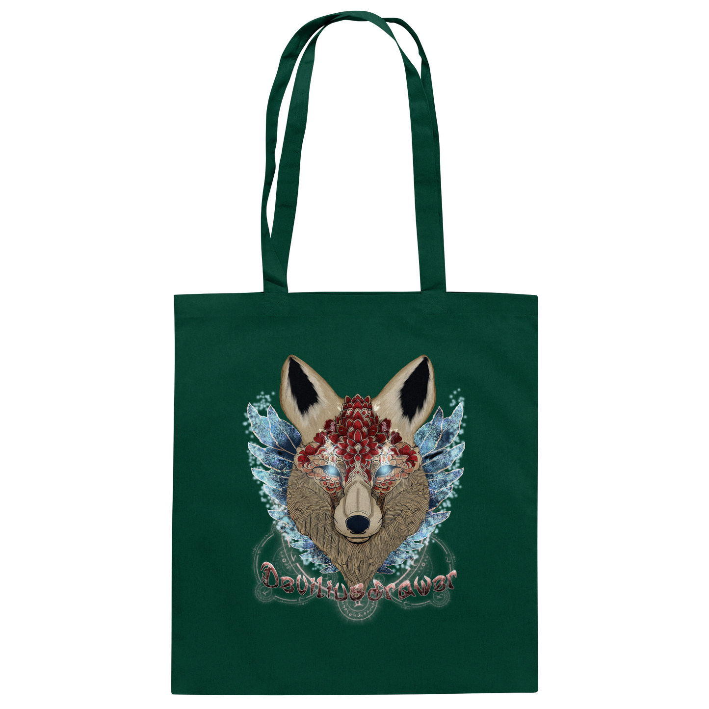 Deviliusdrawer Diamond Kitsune - Baumwolltasche