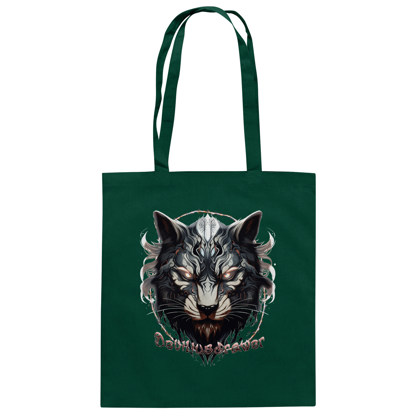 Deviliusdrawer Wolfcat - Baumwolltasche
