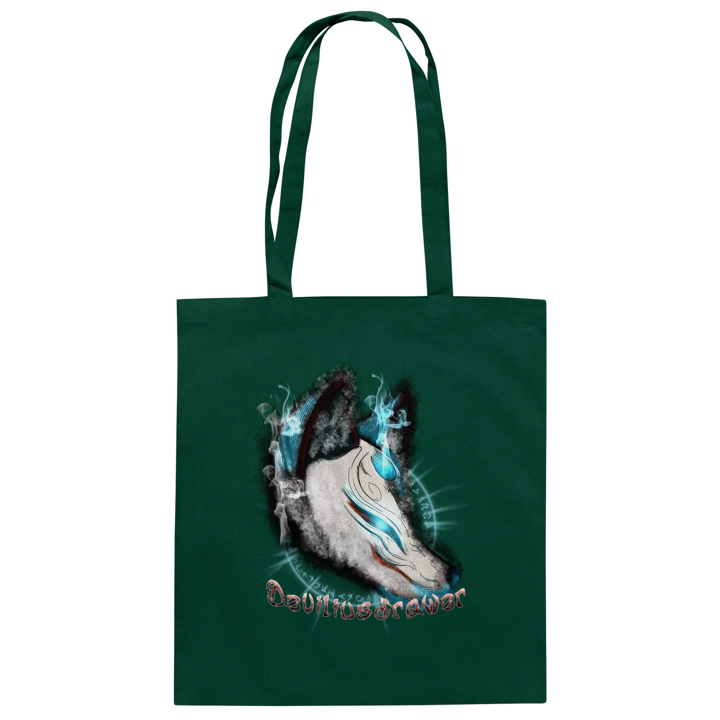 Deviliusdrawer Darkness Kitsune - Baumwolltasche