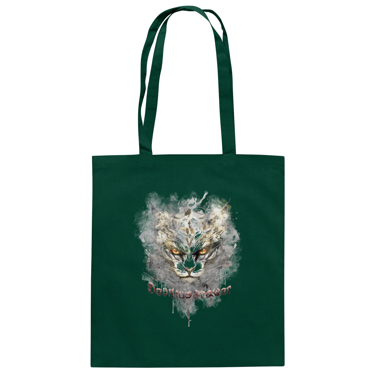 Deviliusdrawer White Catgod - Baumwolltasche