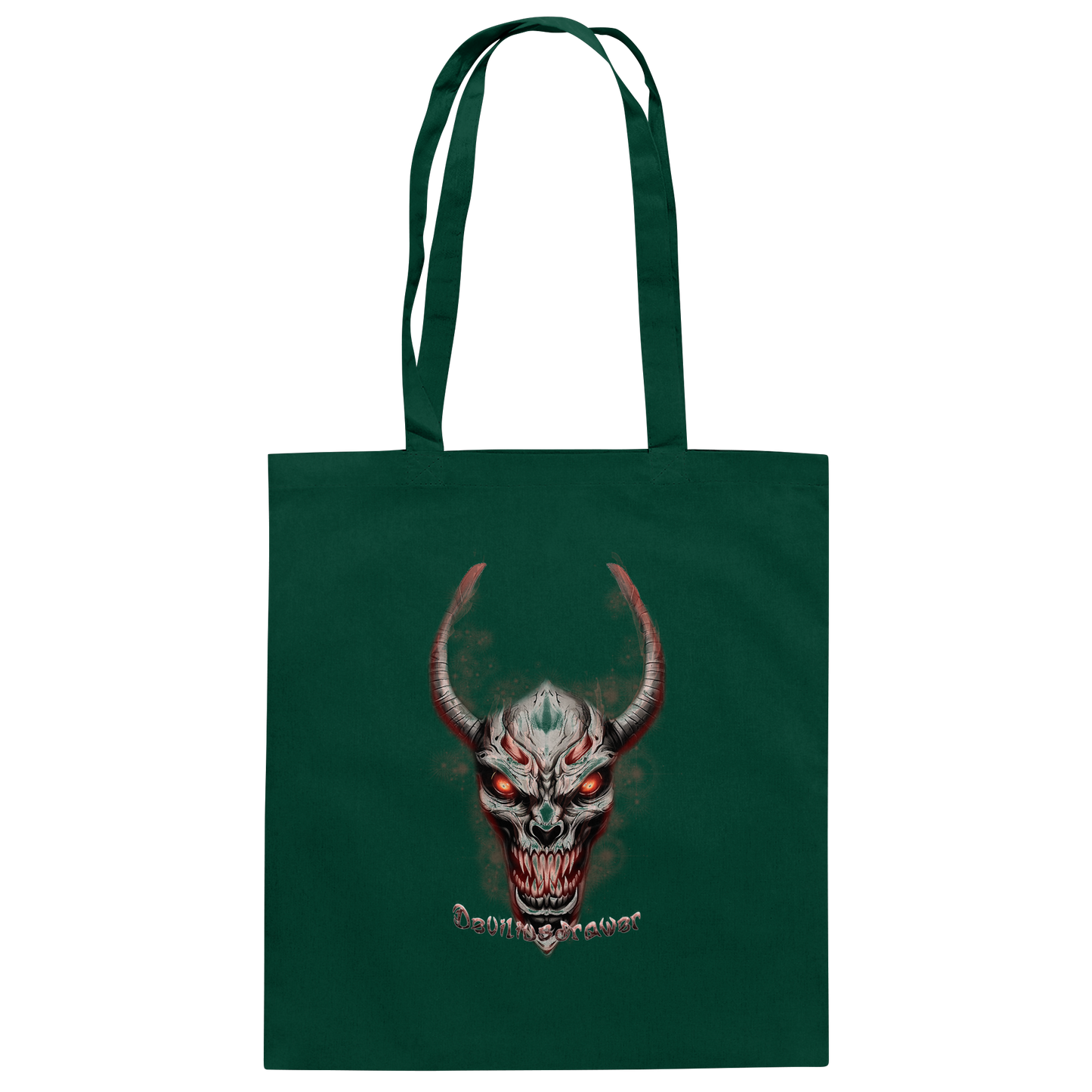 Deviliusdrawer Red Eyed Skeleton - Baumwolltasche