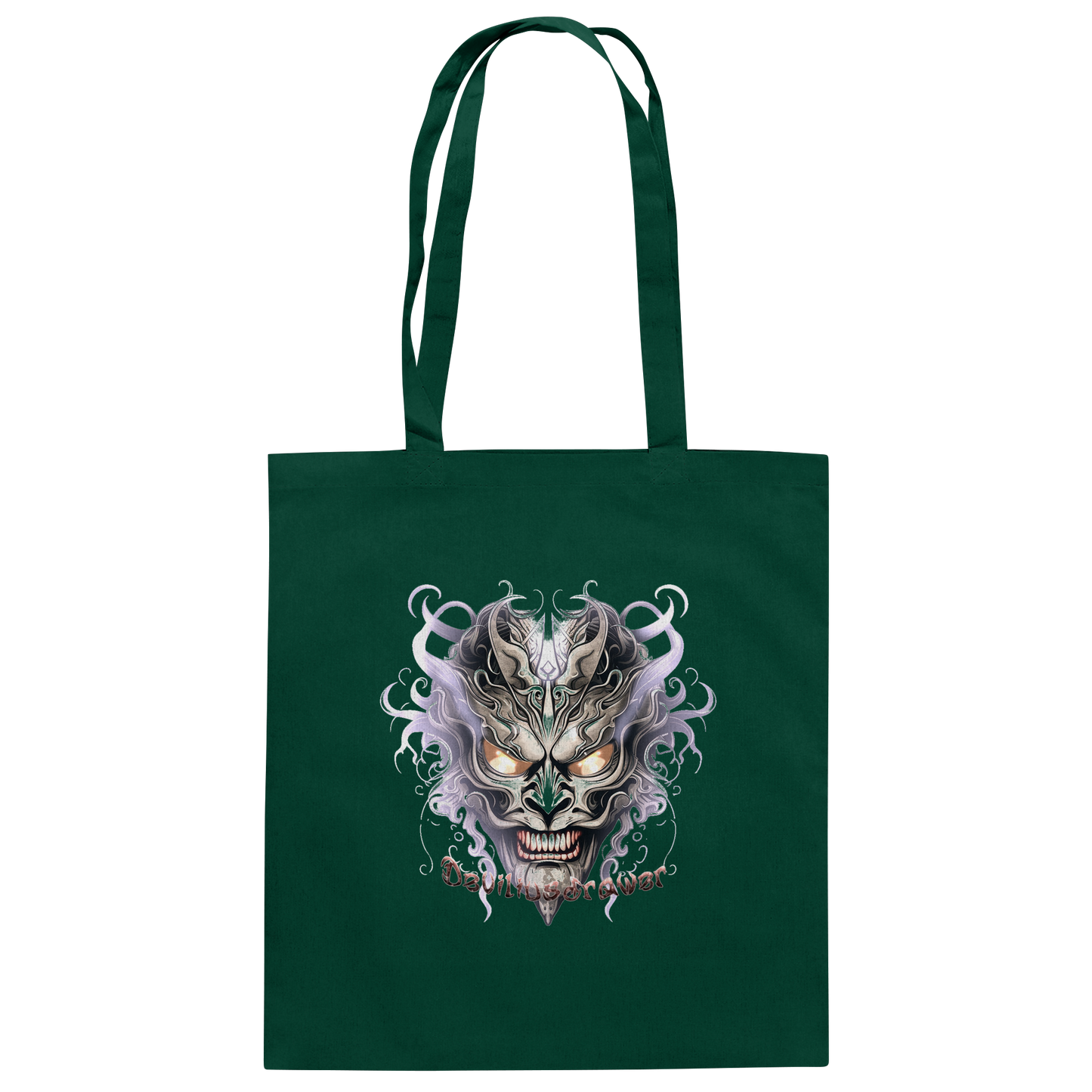Deviliusdrawer Demon Mask Violet - Baumwolltasche