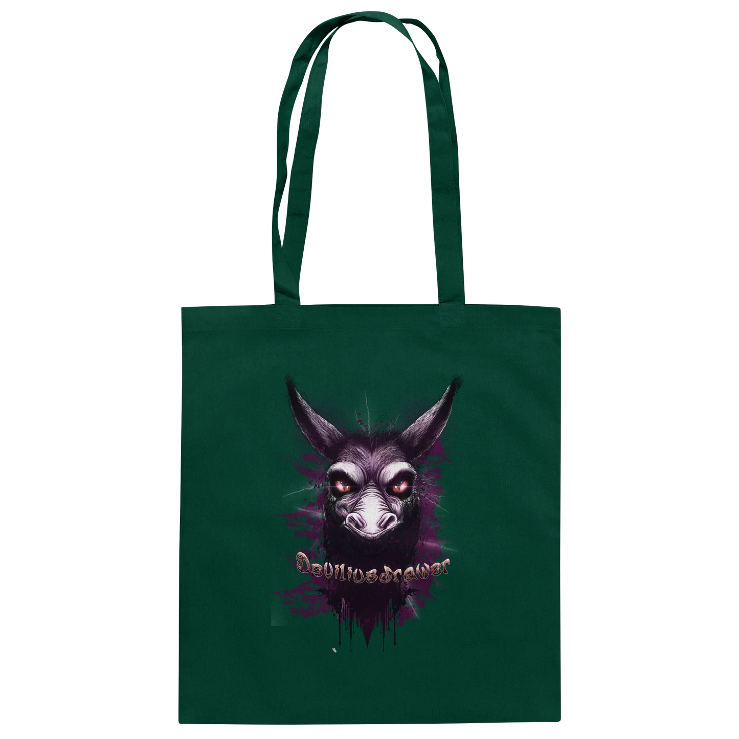 Deviliusdrawer Purple Donkey - Baumwolltasche