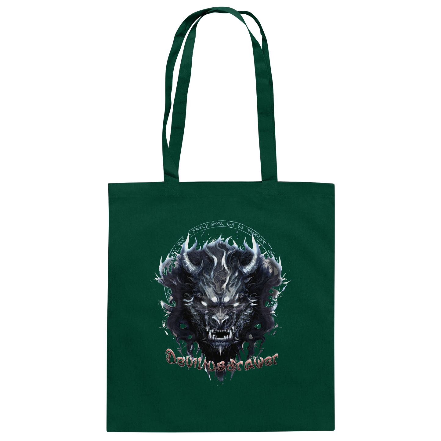 Deviliusdrawer Dark Wolf Mask - Baumwolltasche