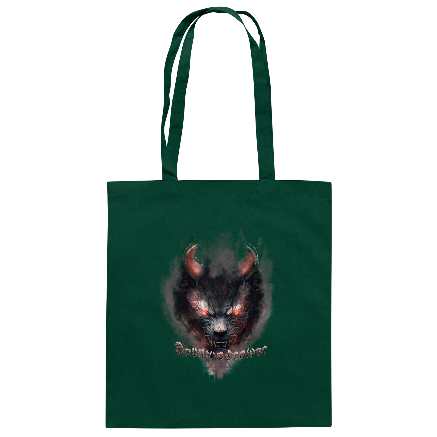 Deviliusdrawer Red Smoked Cat - Baumwolltasche