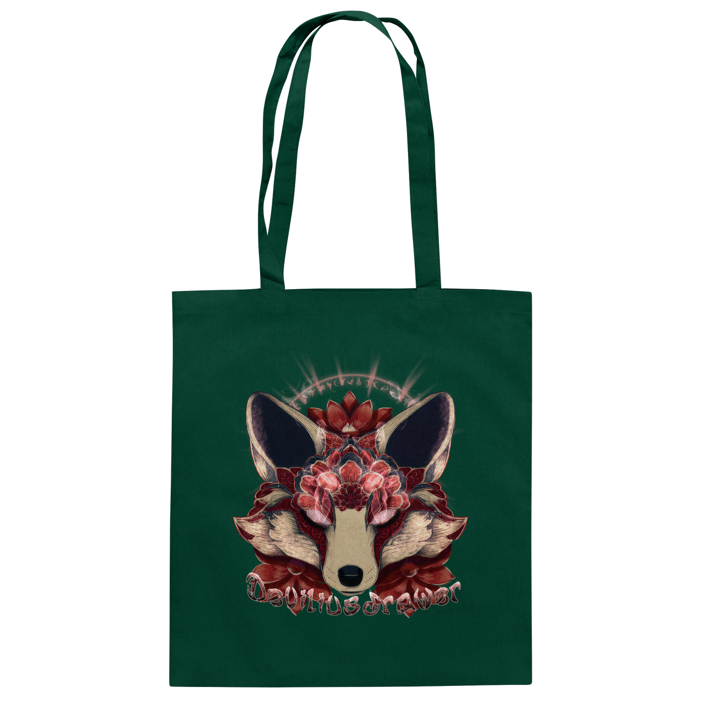 Deviliusdrawer Fire Kitsune - Baumwolltasche
