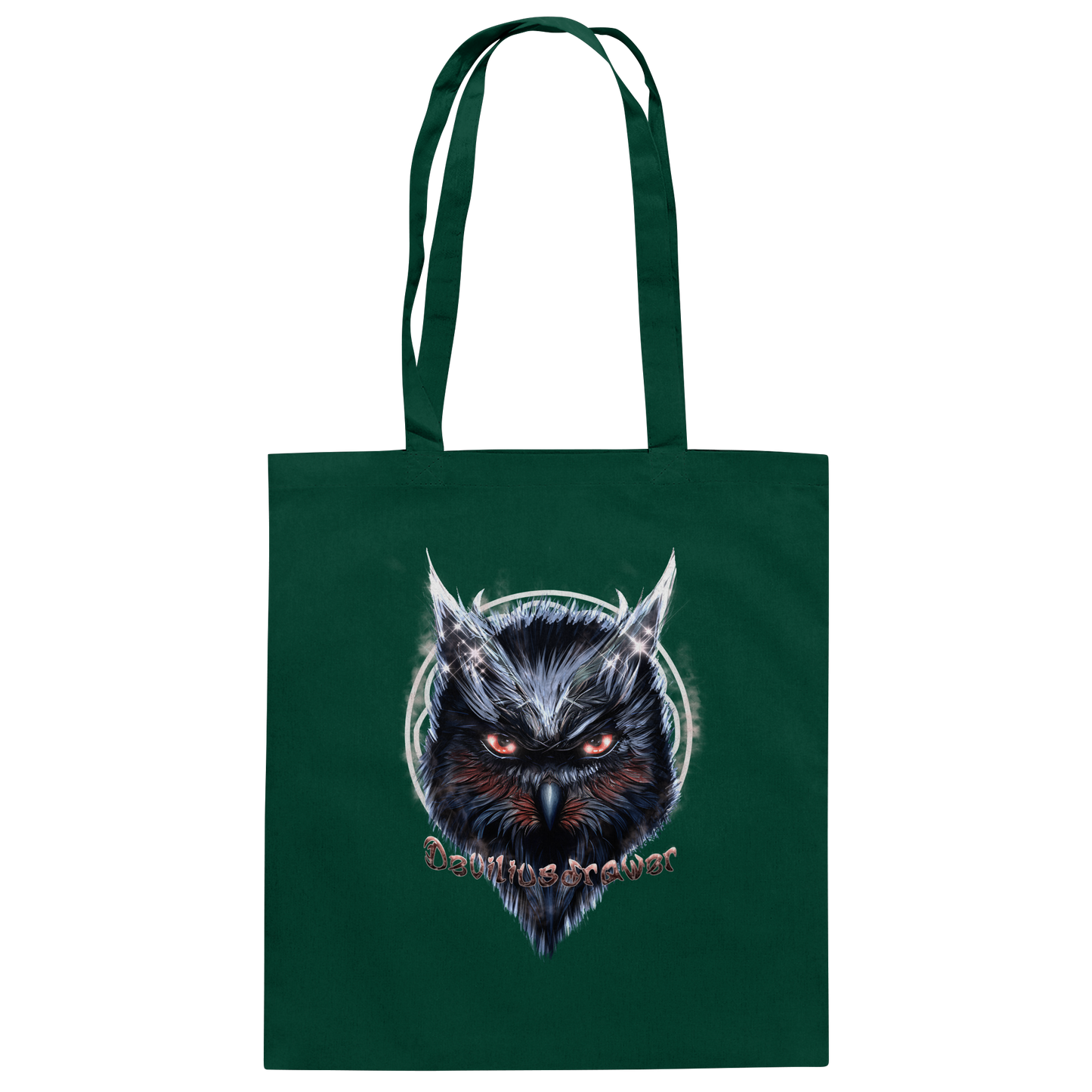 Deviliusdrawer Fire Owl - Baumwolltasche