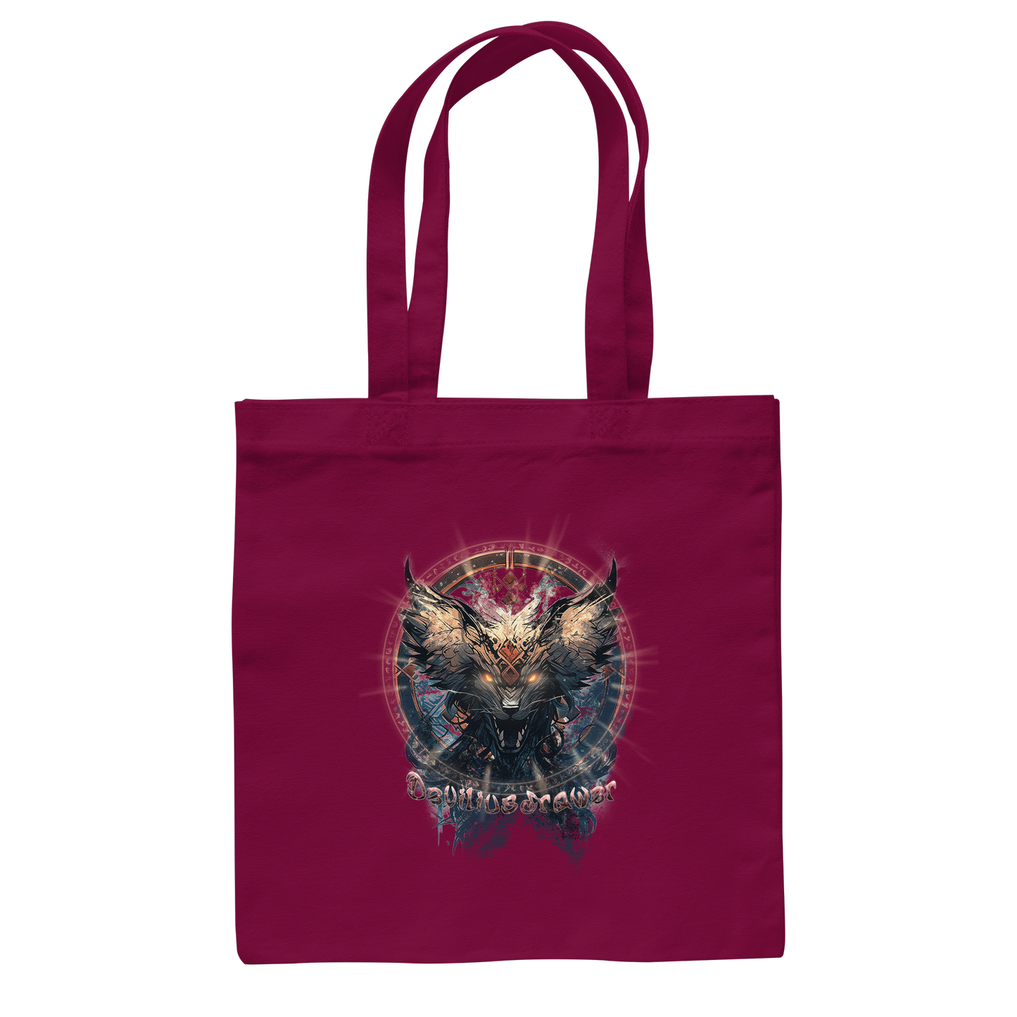 Deviliusdrawer Dark Magic Wolf - Baumwolltasche