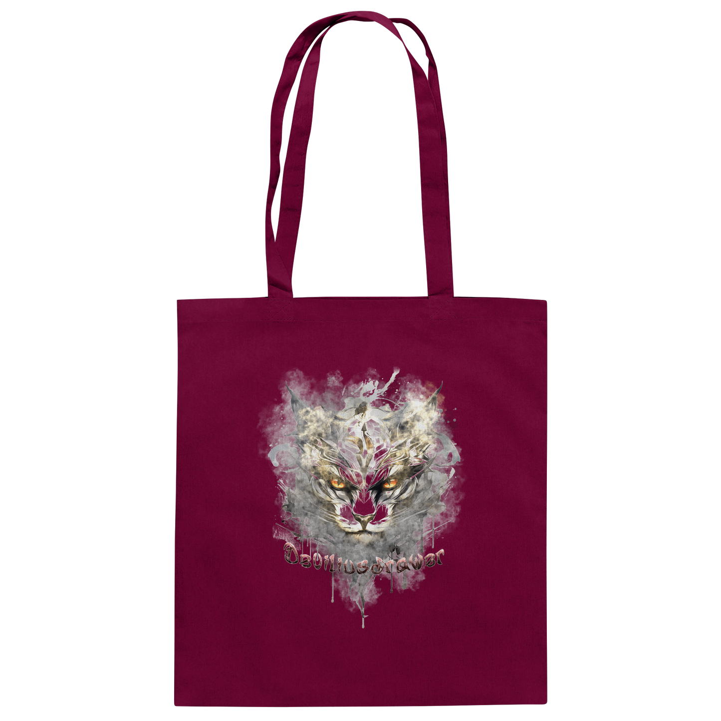 Deviliusdrawer White Catgod - Baumwolltasche