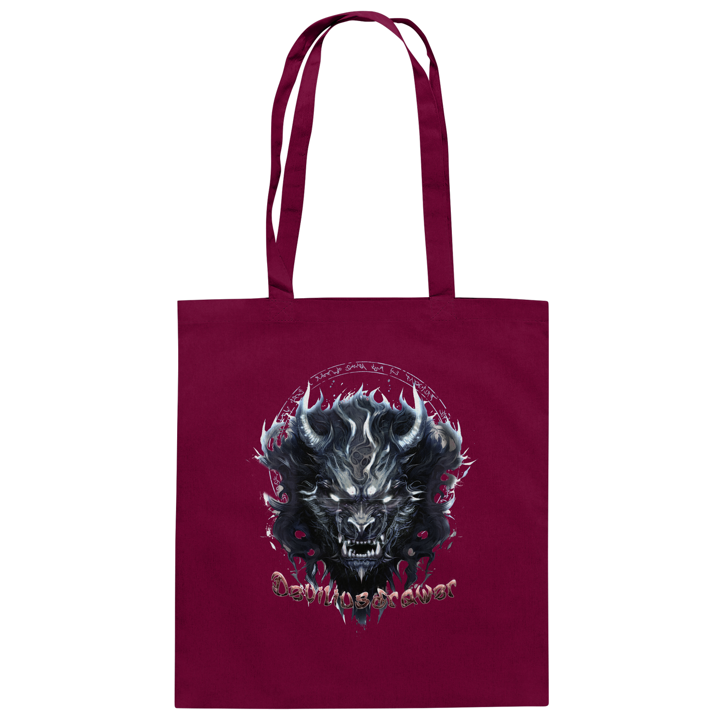 Deviliusdrawer Dark Wolf Mask - Baumwolltasche