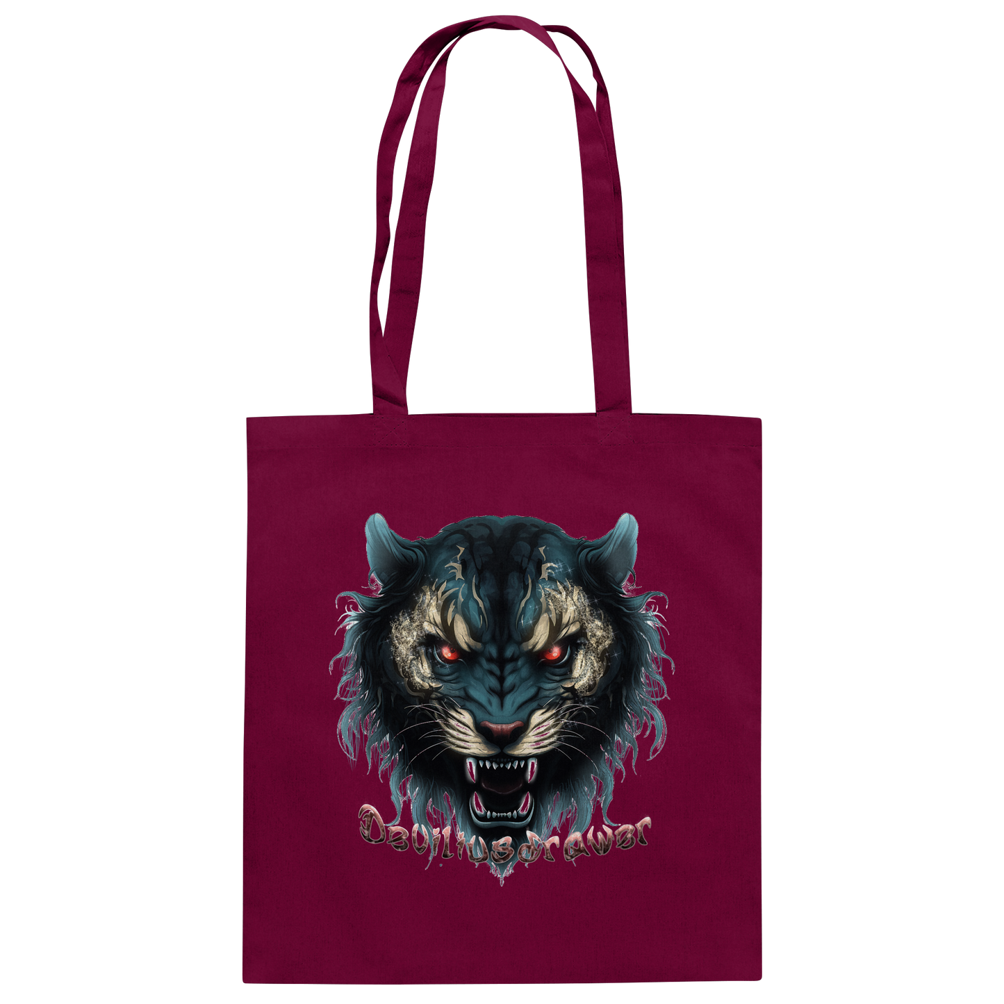 Deviliusdrawer Tigercat - Baumwolltasche