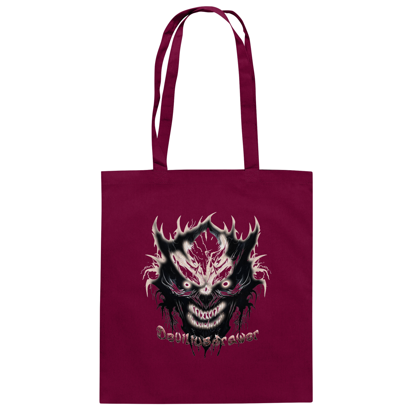 Deviliusdrawer Crazy Glow Devil - Baumwolltasche
