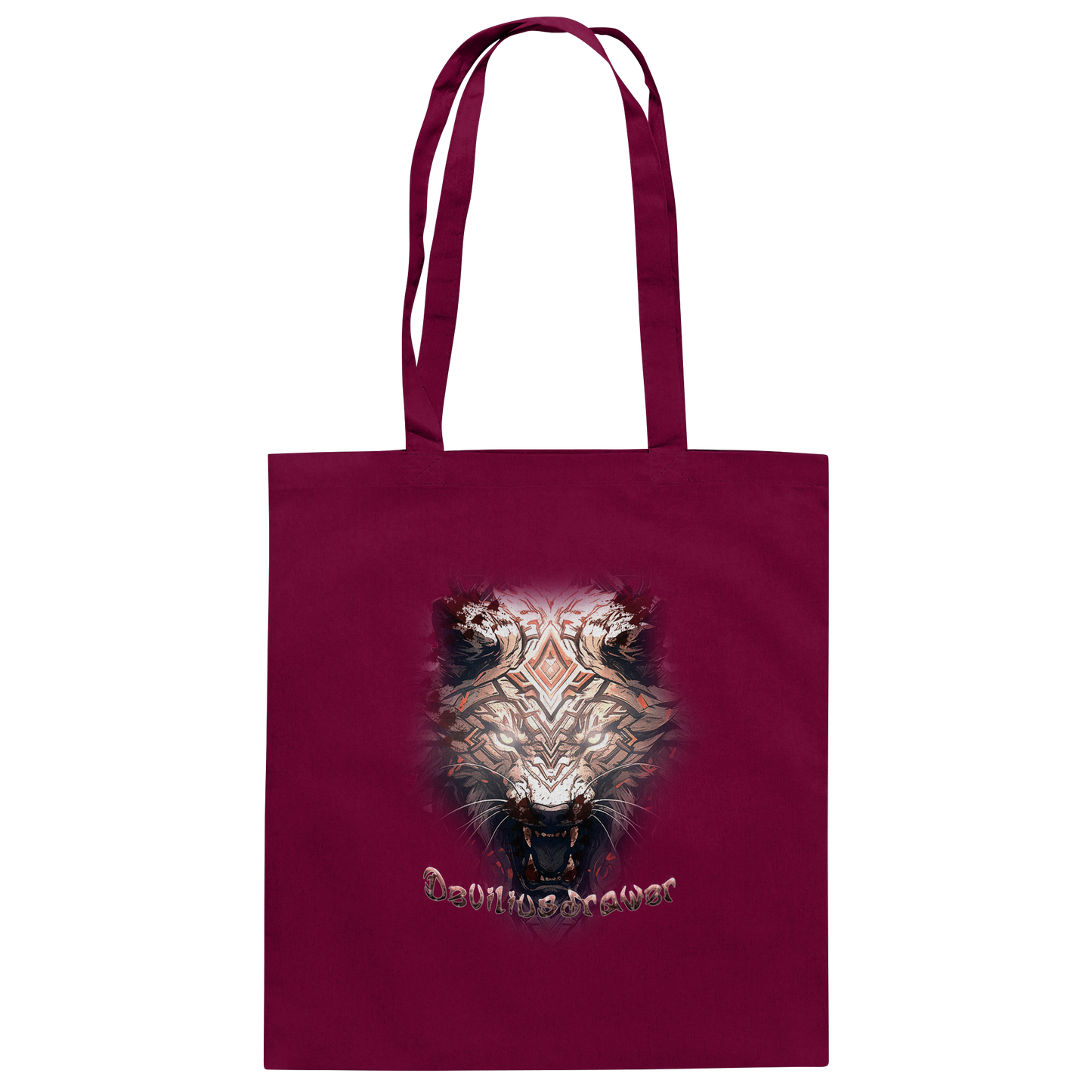 Deviliusdrawer Gold Metal Tiger - Baumwolltasche