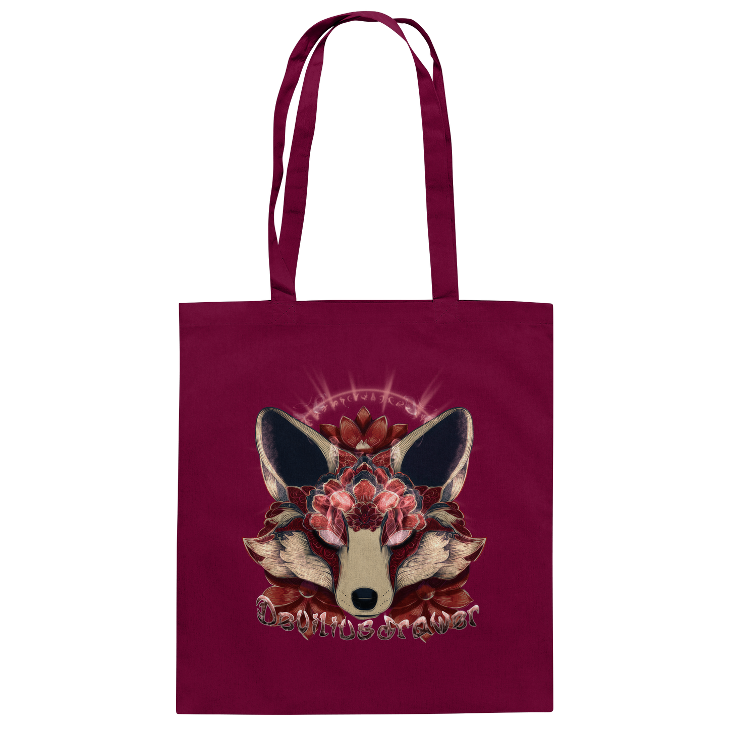 Deviliusdrawer Fire Kitsune - Baumwolltasche