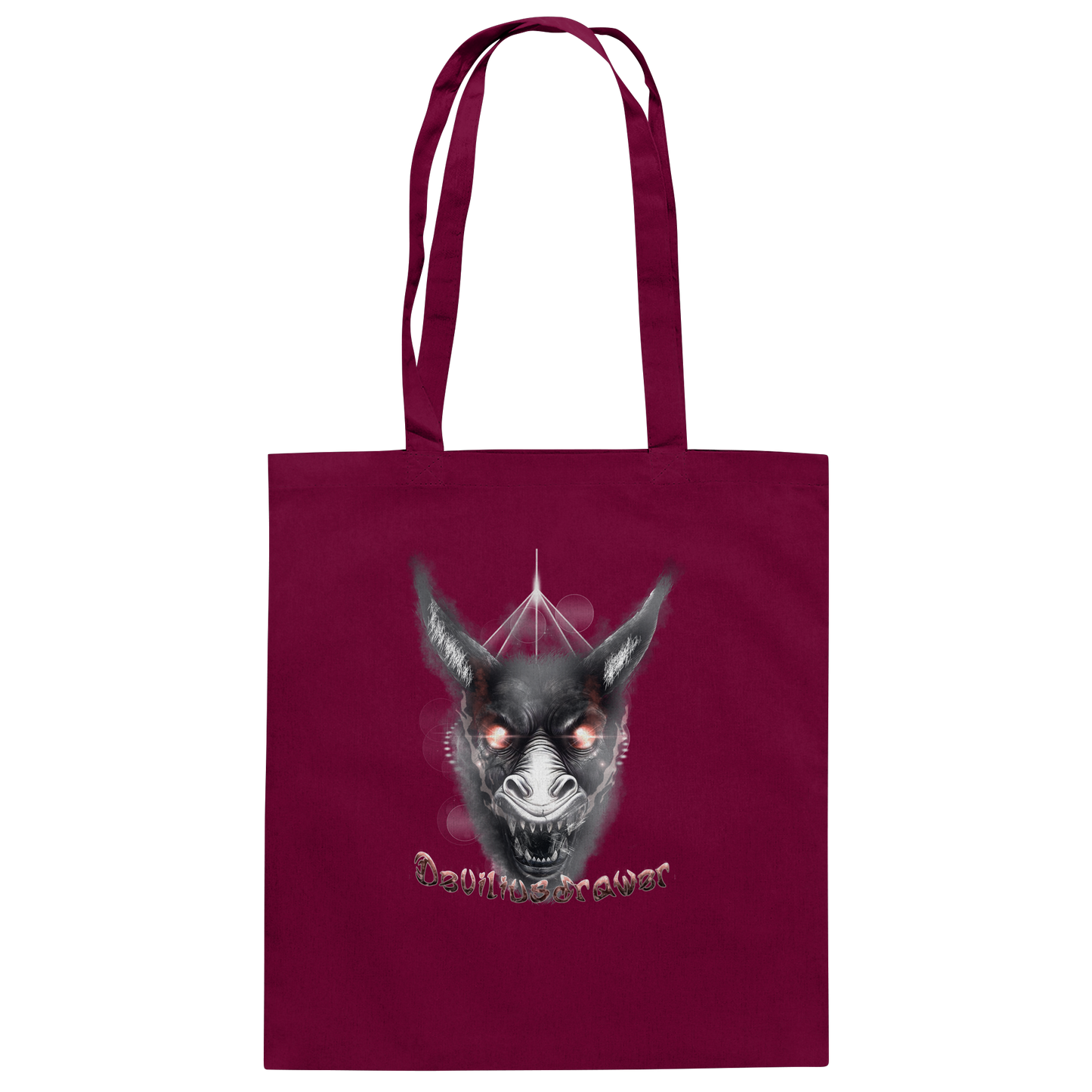 Deviliusdrawer Evil Donkey - Baumwolltasche