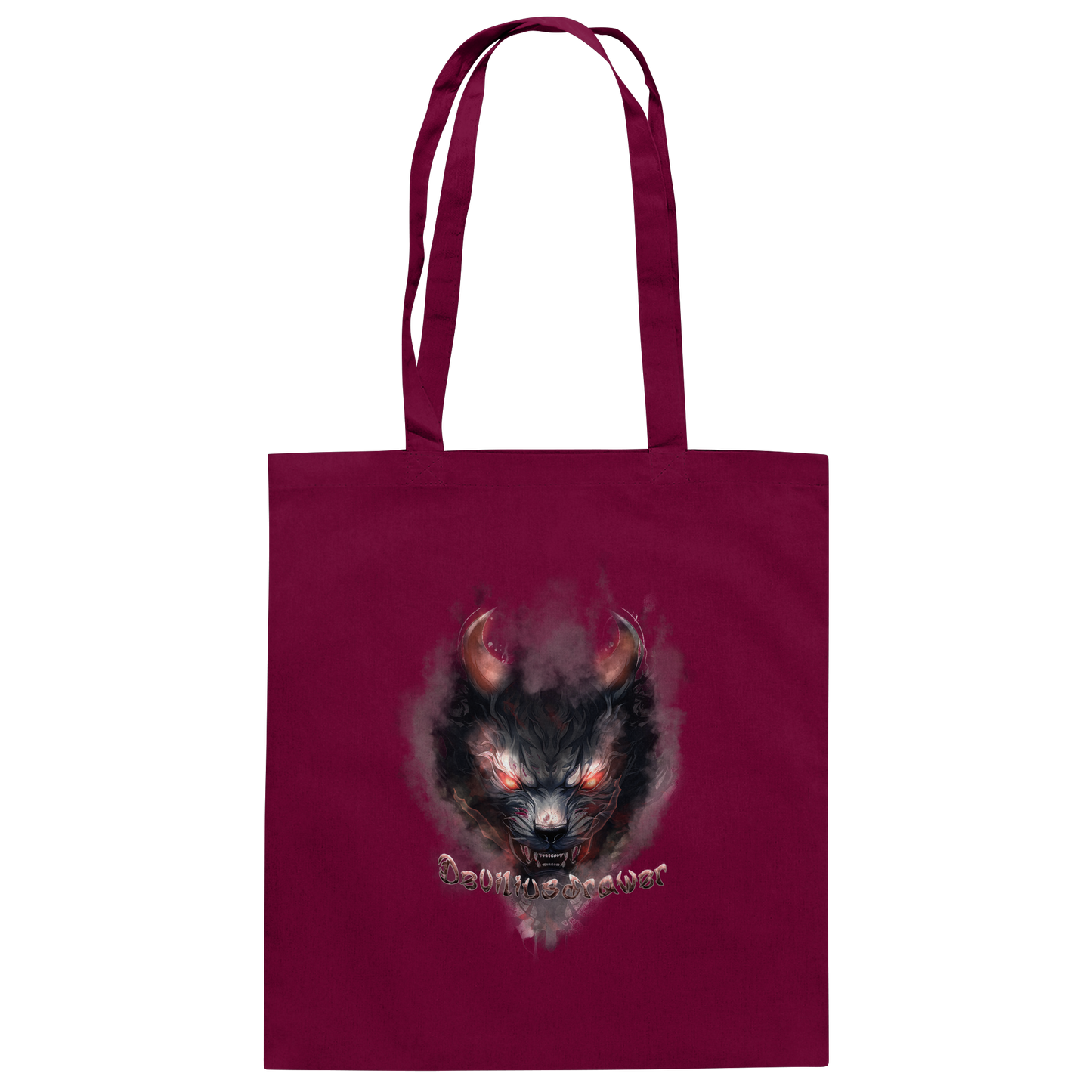 Deviliusdrawer Red Smoked Cat - Baumwolltasche