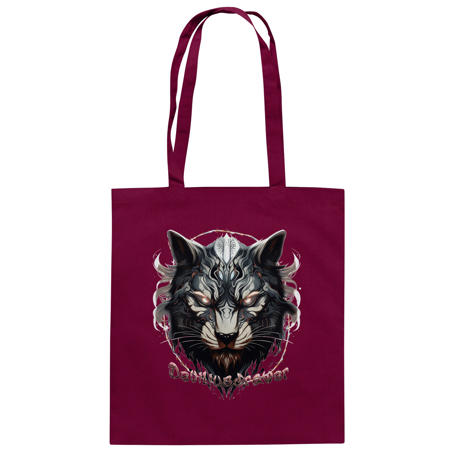 Deviliusdrawer Wolfcat - Baumwolltasche