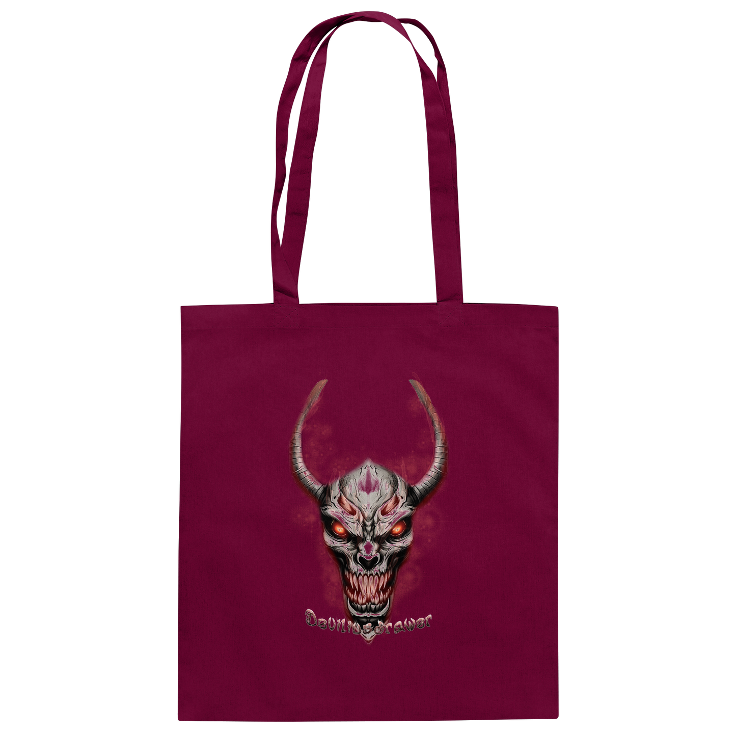 Deviliusdrawer Red Eyed Skeleton - Baumwolltasche