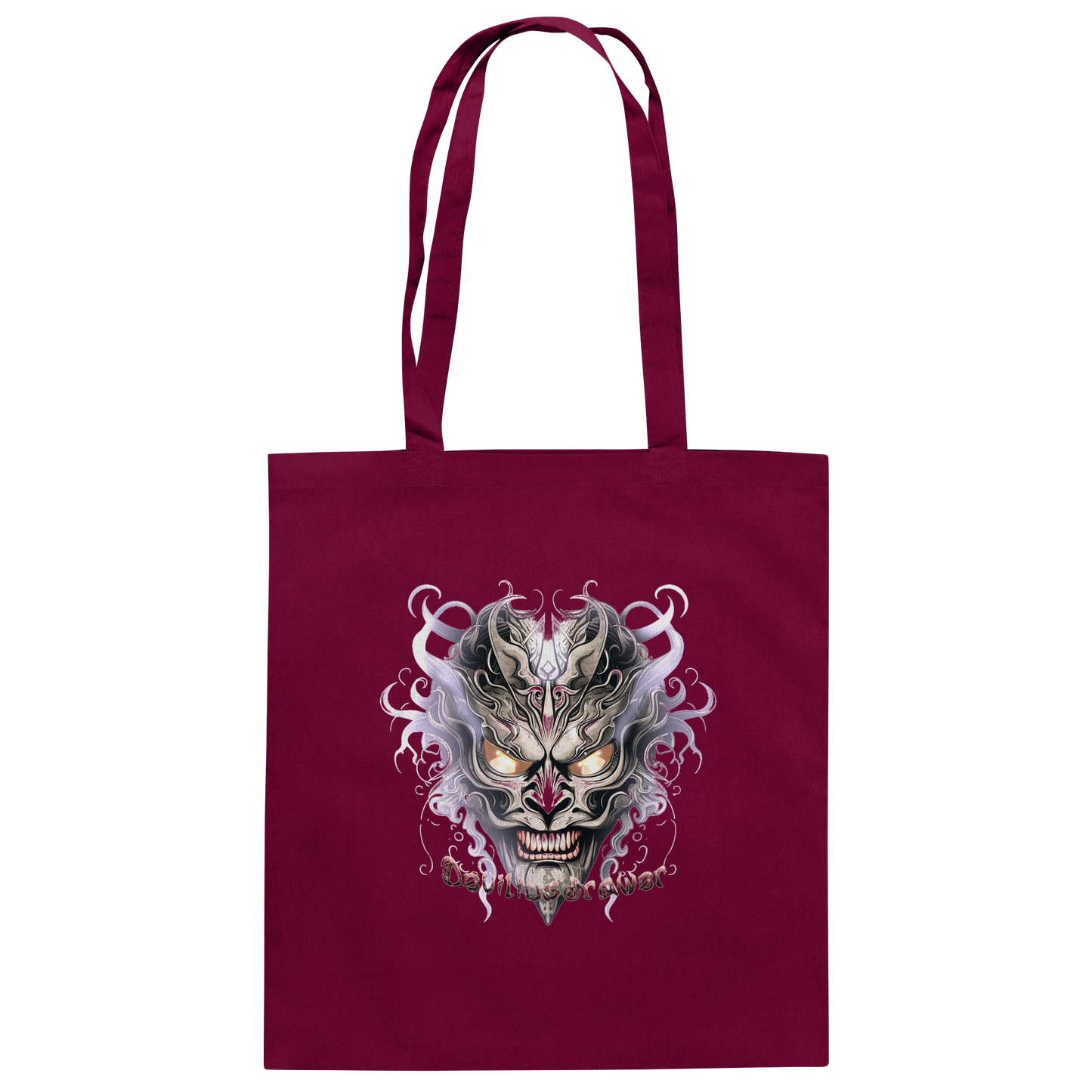 Deviliusdrawer Demon Mask Violet - Baumwolltasche