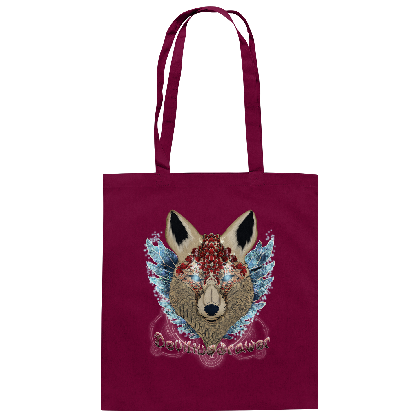 Deviliusdrawer Diamond Kitsune - Baumwolltasche