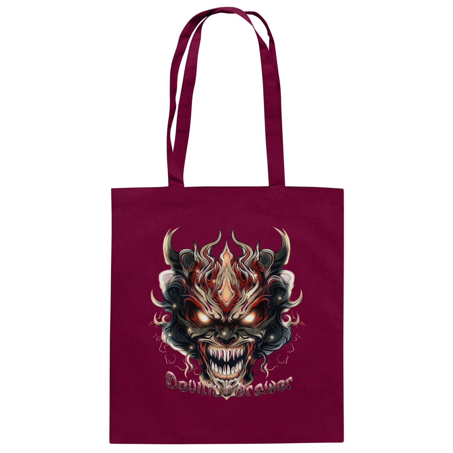 Deviliusdrawer Evil Vamp Mask - Baumwolltasche