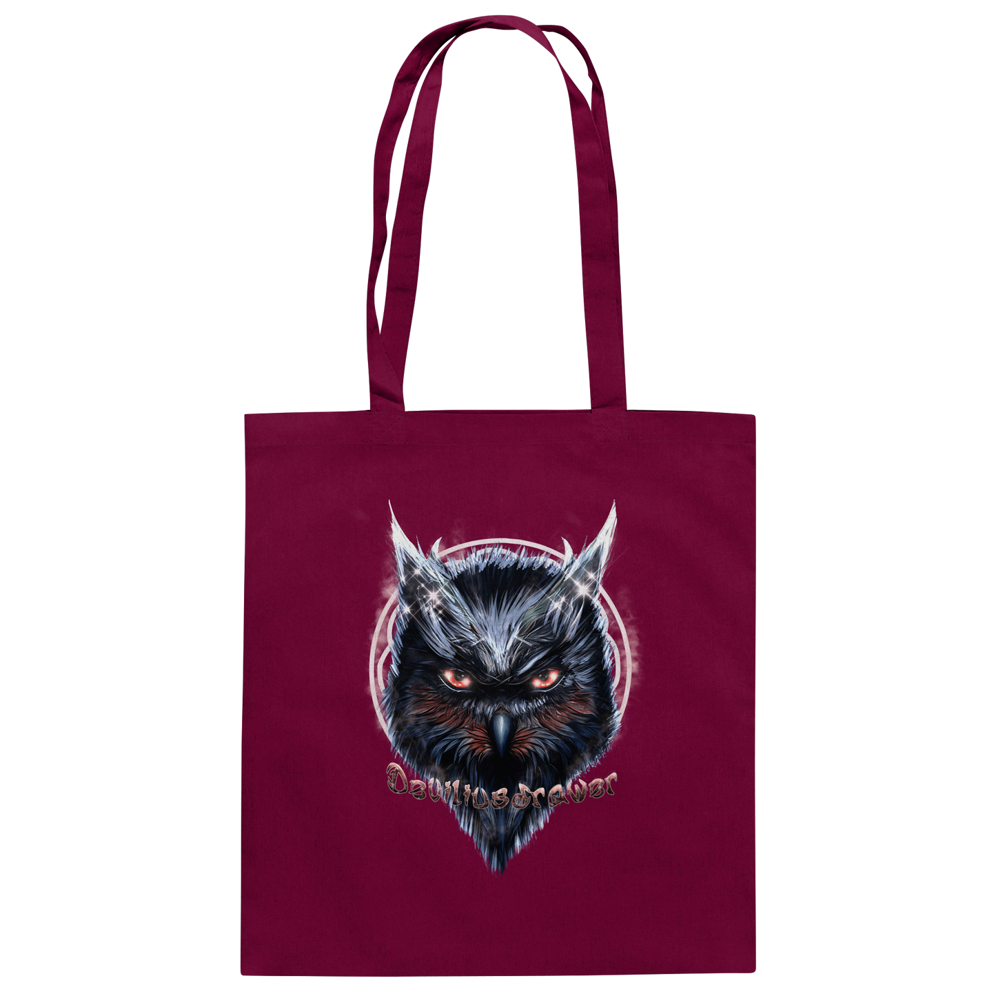 Deviliusdrawer Fire Owl - Baumwolltasche