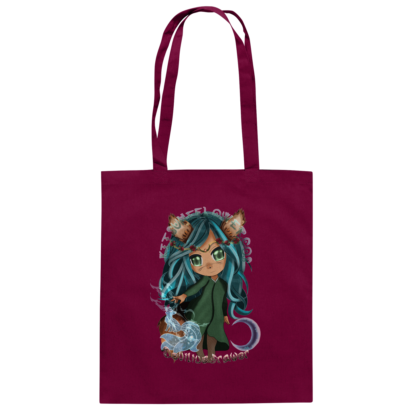 Deviliusdrawer Kitsuneflower - Baumwolltasche