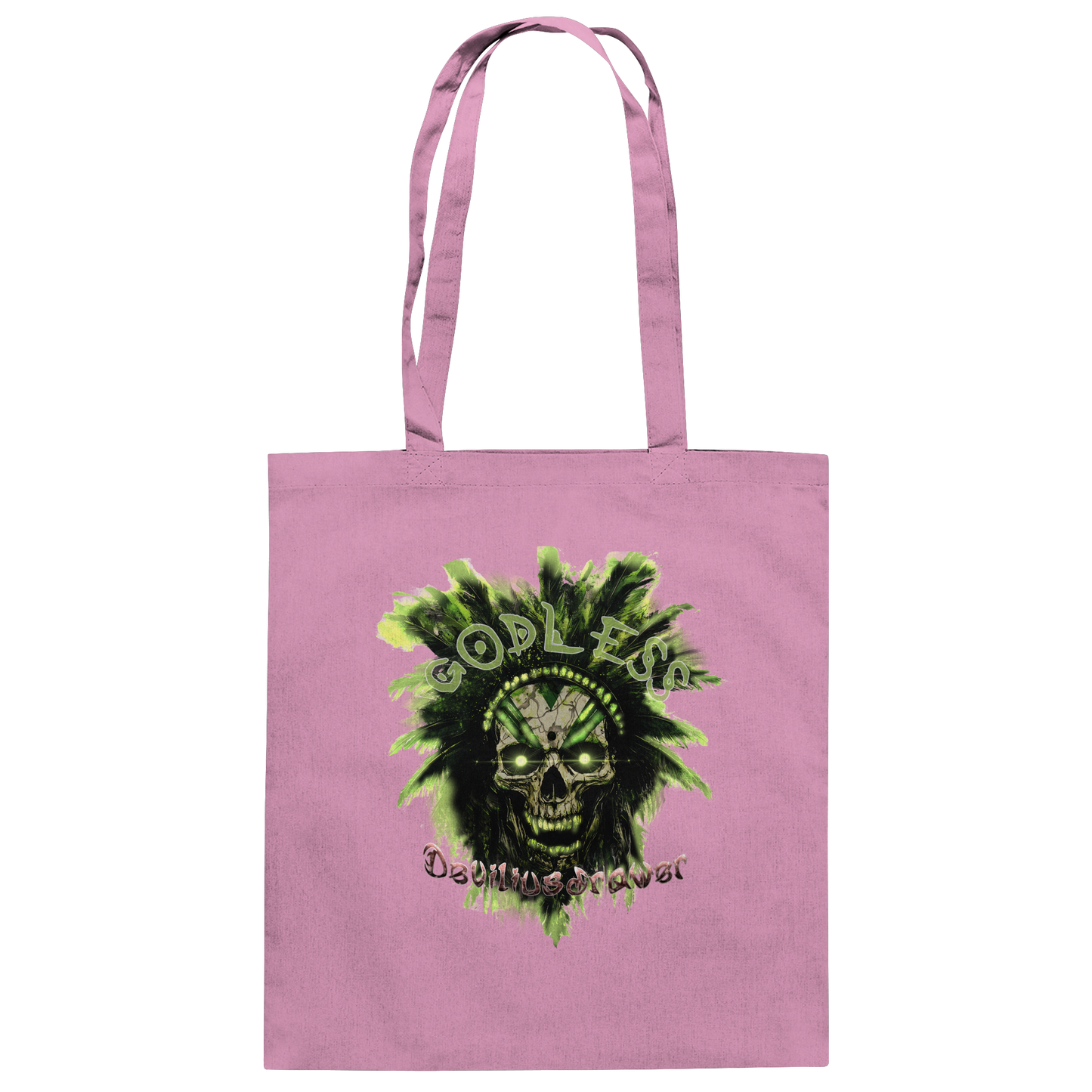 Deviliusdrawer Godless Skull - Baumwolltasche