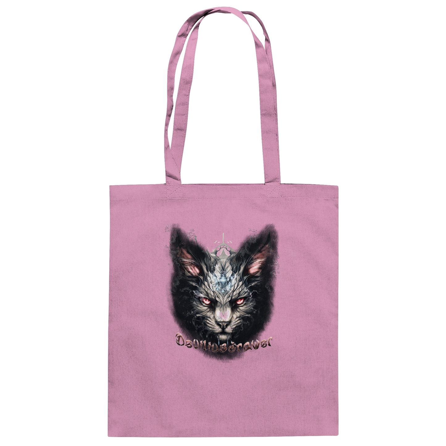 Deviliusdrawer Myshtical Redeyed Cat - Baumwolltasche