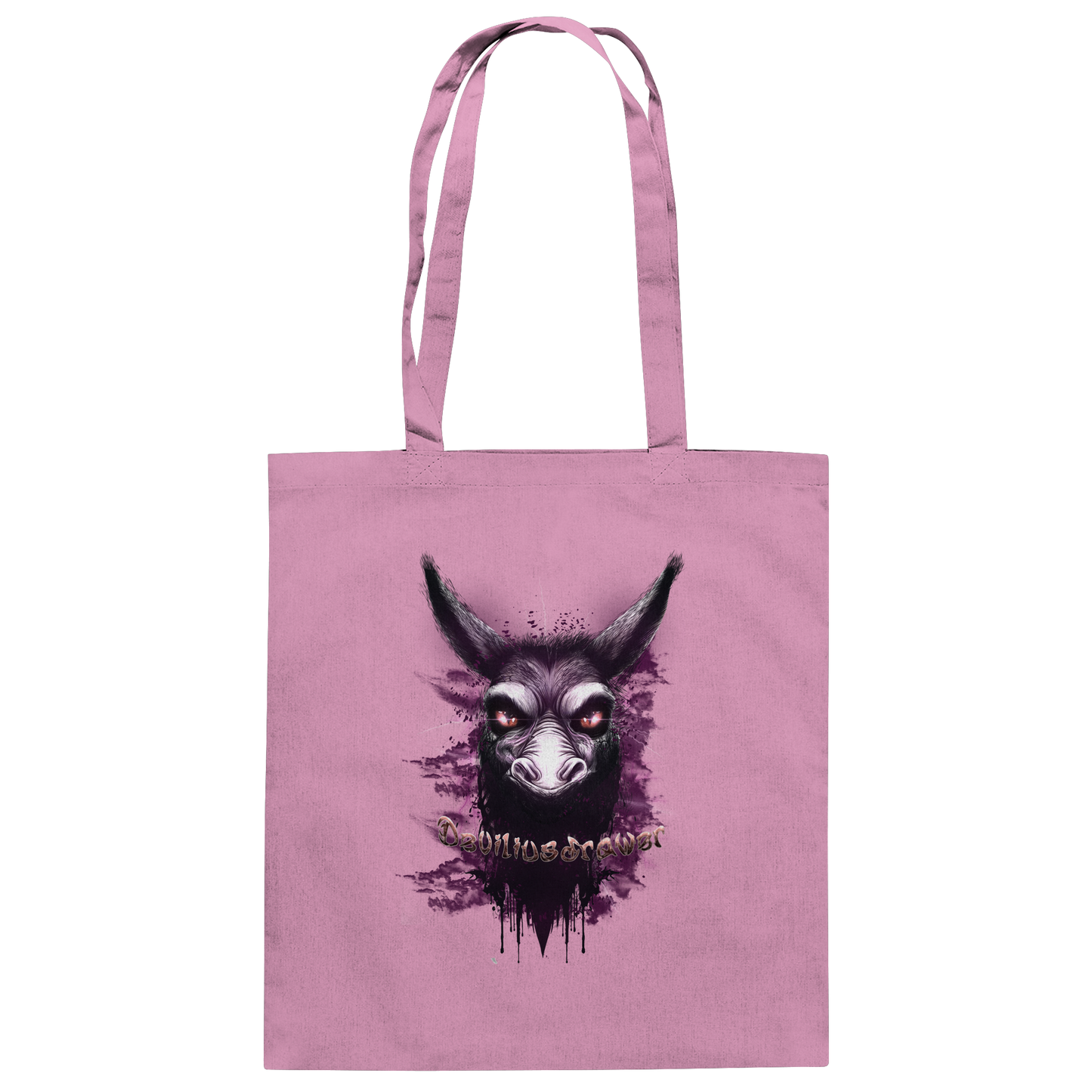 Deviliusdrawer Purple Donkey - Baumwolltasche