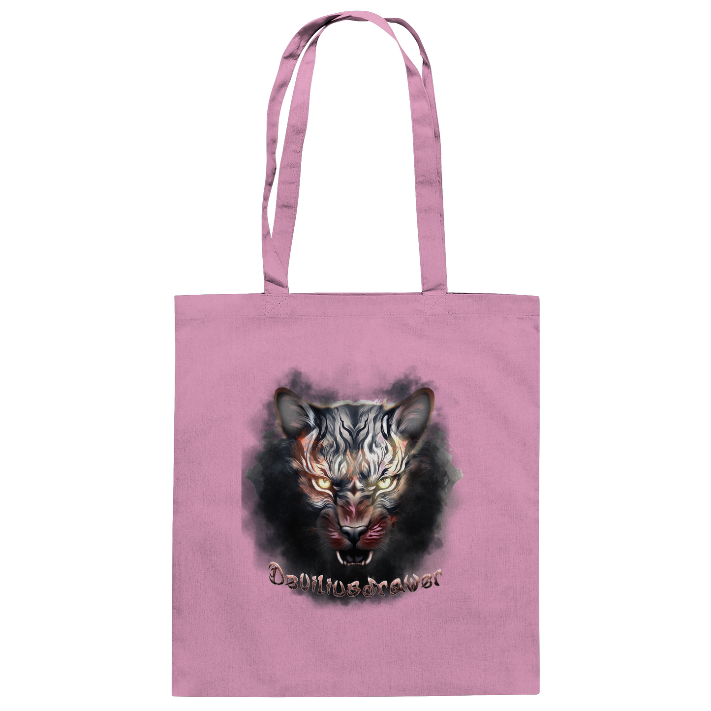 Deviliusdrawer Smoke Tiger - Baumwolltasche
